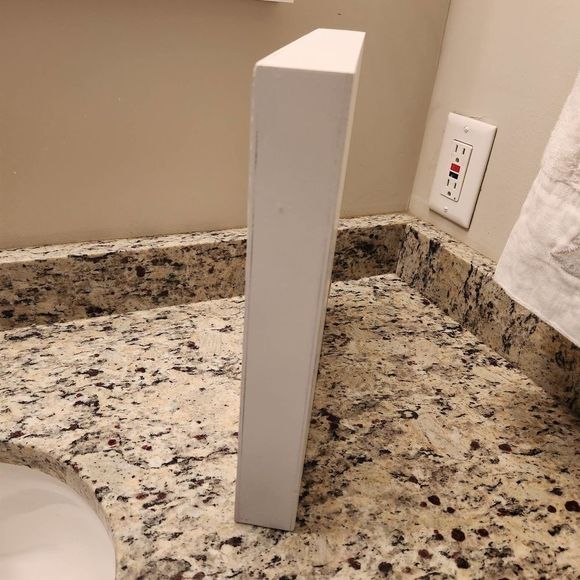 Wood Christmas Decor Sign Glitter Sign 12" X 12" - Picture 4 of 6